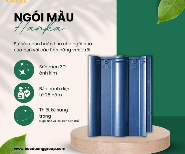 Ngói Màu cao cấp Nhật Bản HANKA