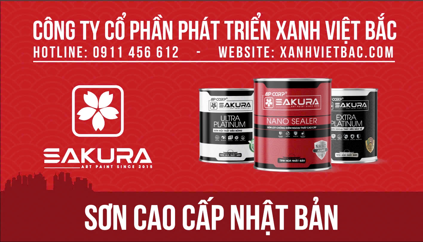 Sơn SAKURA Sơn cao cấp Nhật Bản